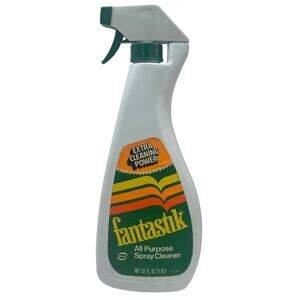 Vintage Fantastik All Purpose Cleaner Spray Bottle 32oz 1981 Full